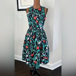 Kate Spade Jardin Hummingbird dress - size 4